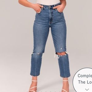 Ultra High Rise Ankle Straight Jeans